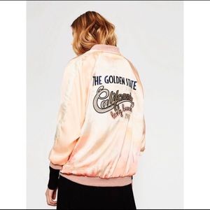 Zara Golden State Bomber Jacket